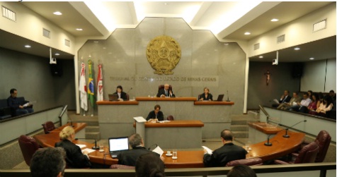 Primeira Câmara do TCEMG (Foto: Karina Camargos Coutinho)